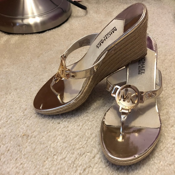 MK wedge sandals - Picture 1 of 2